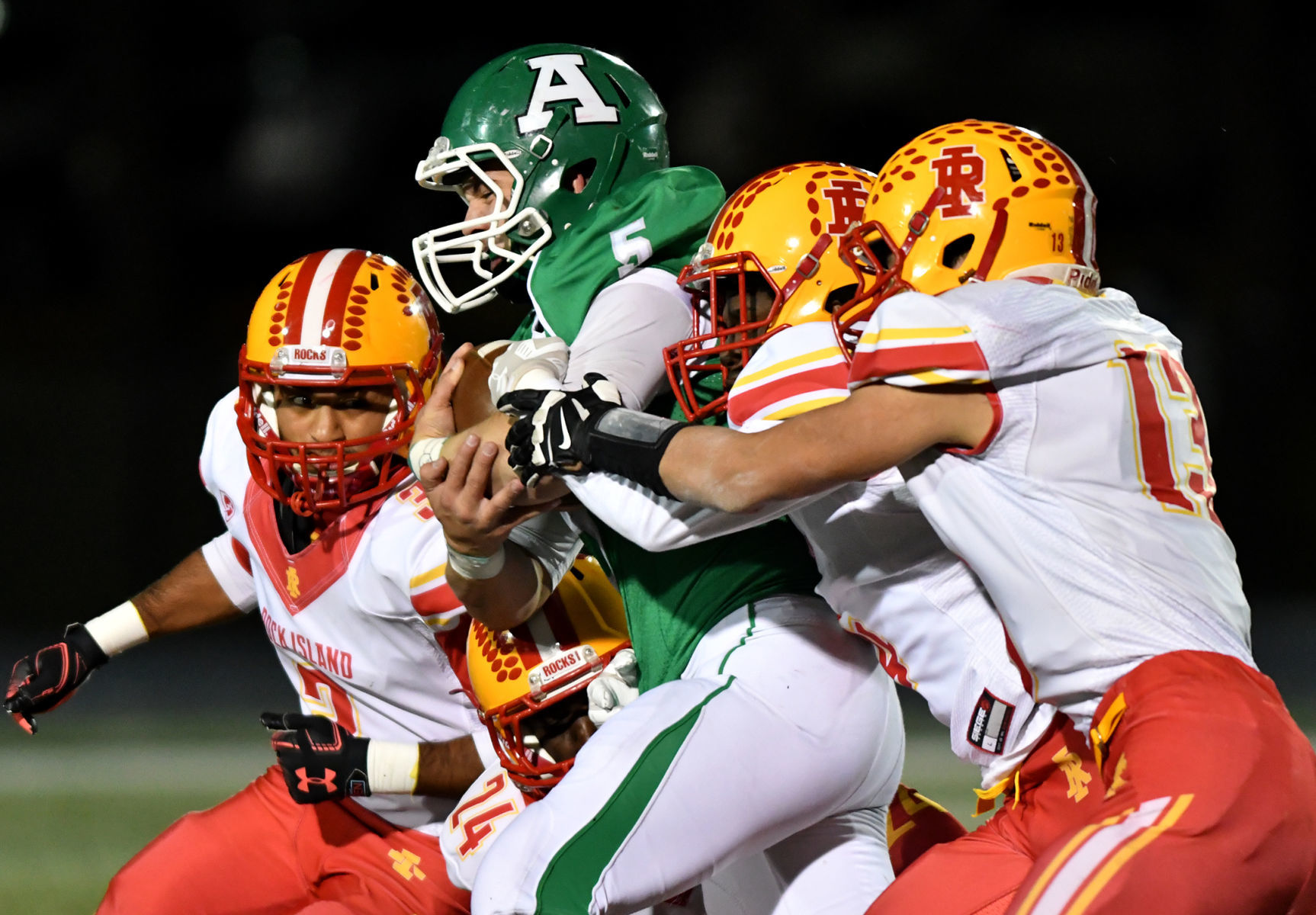 Rock Island vs Alleman football